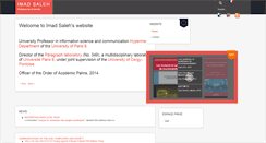 Desktop Screenshot of imadsaleh.paragraphe.info